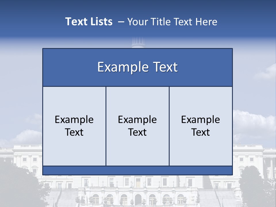 Tourism Congress Congressional PowerPoint Template