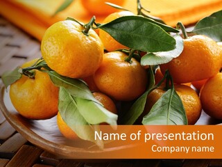 Fresh Green Leaf Nutrition PowerPoint Template