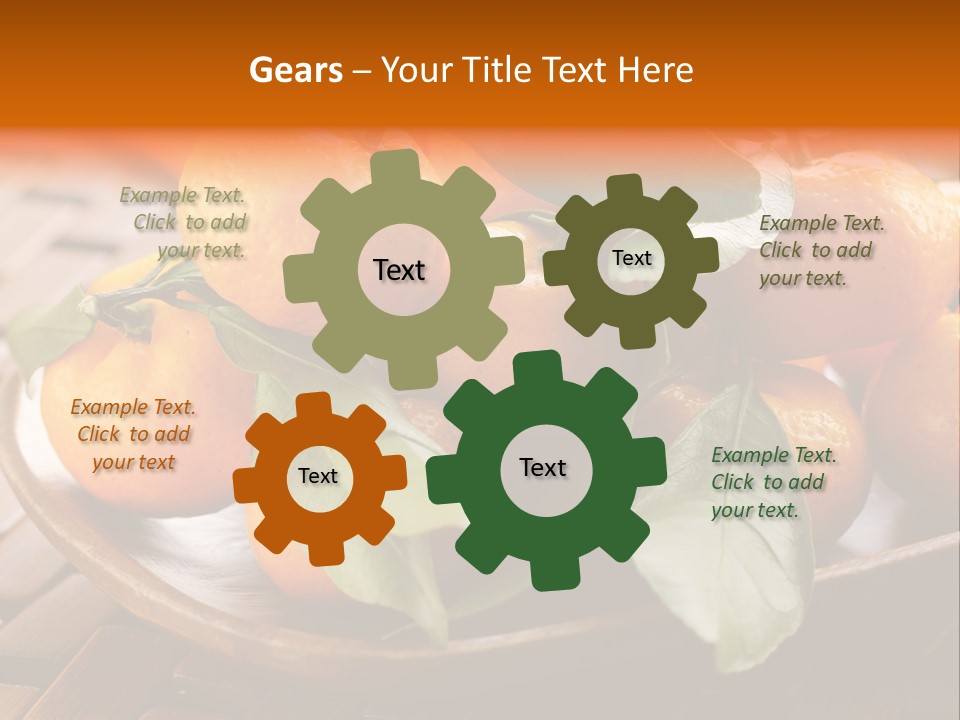 Fresh Green Leaf Nutrition PowerPoint Template