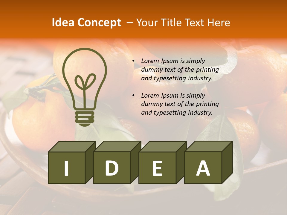 Fresh Green Leaf Nutrition PowerPoint Template