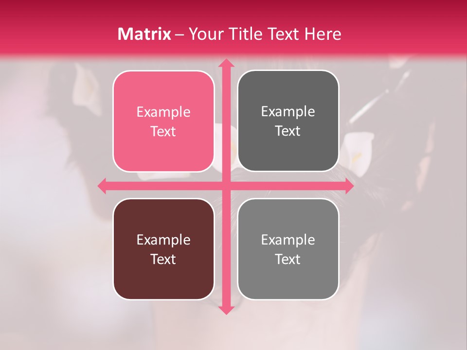 Updo Head Formal PowerPoint Template