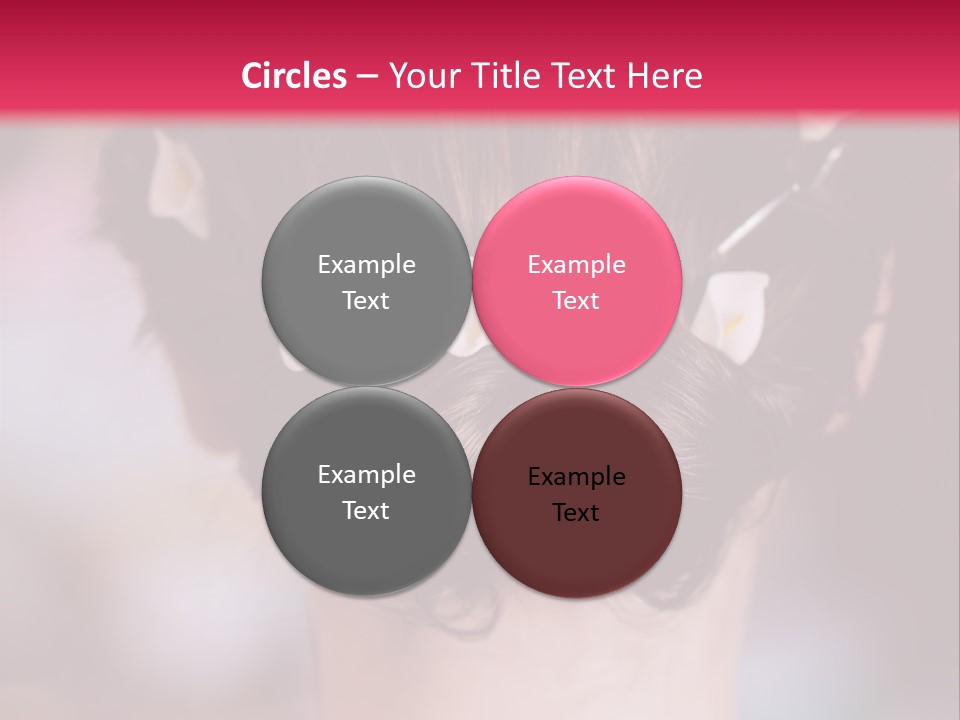 Updo Head Formal PowerPoint Template