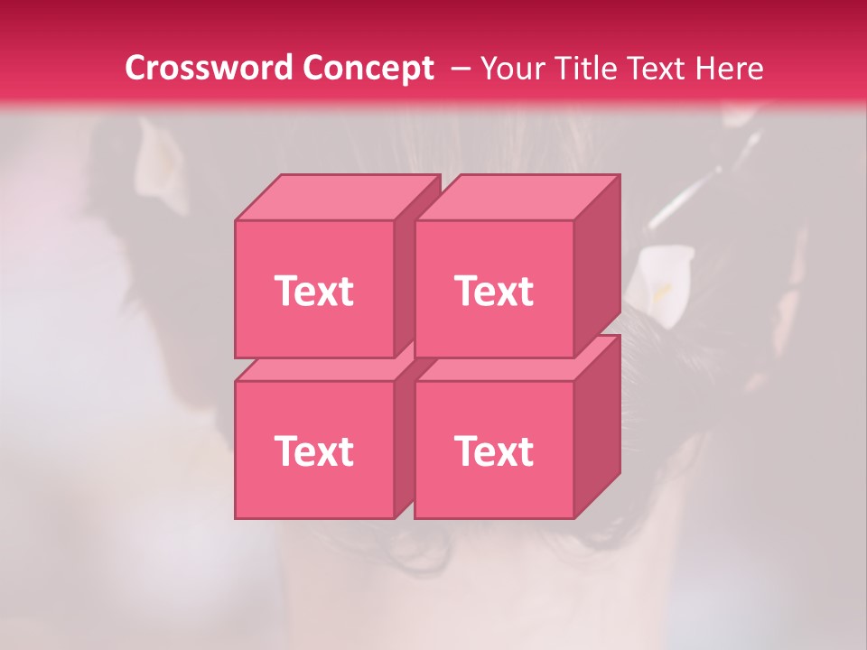 Updo Head Formal PowerPoint Template