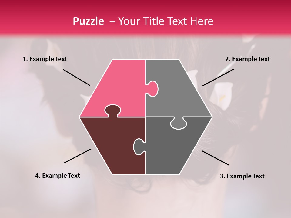 Updo Head Formal PowerPoint Template