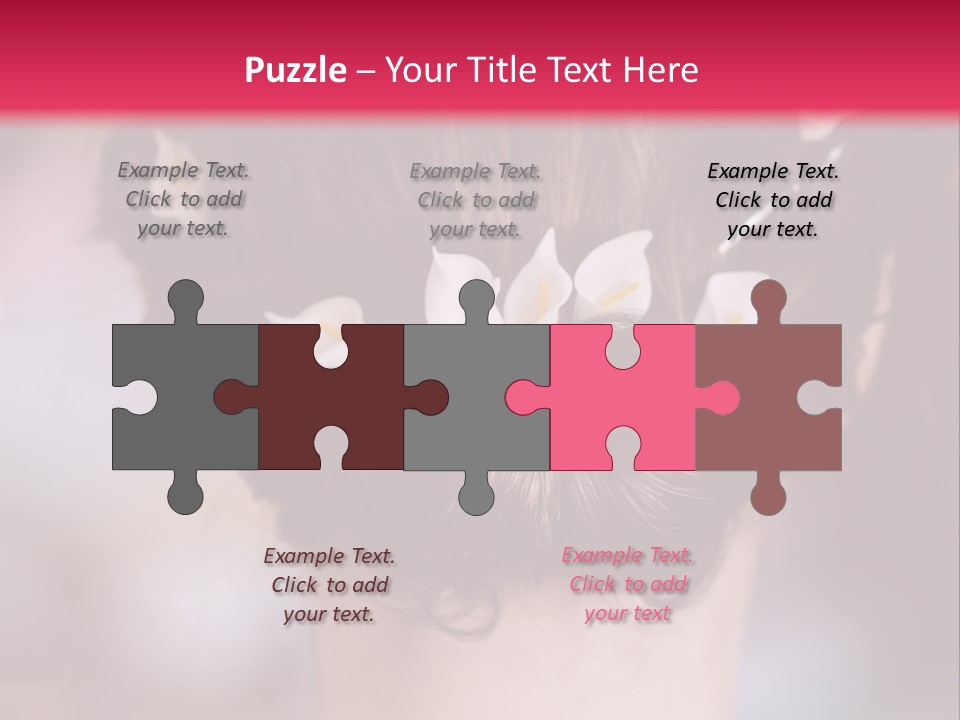 Updo Head Formal PowerPoint Template