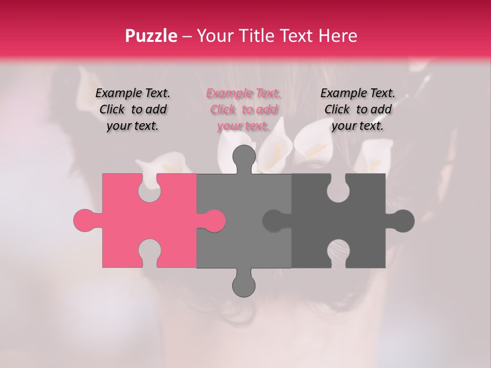 Updo Head Formal PowerPoint Template