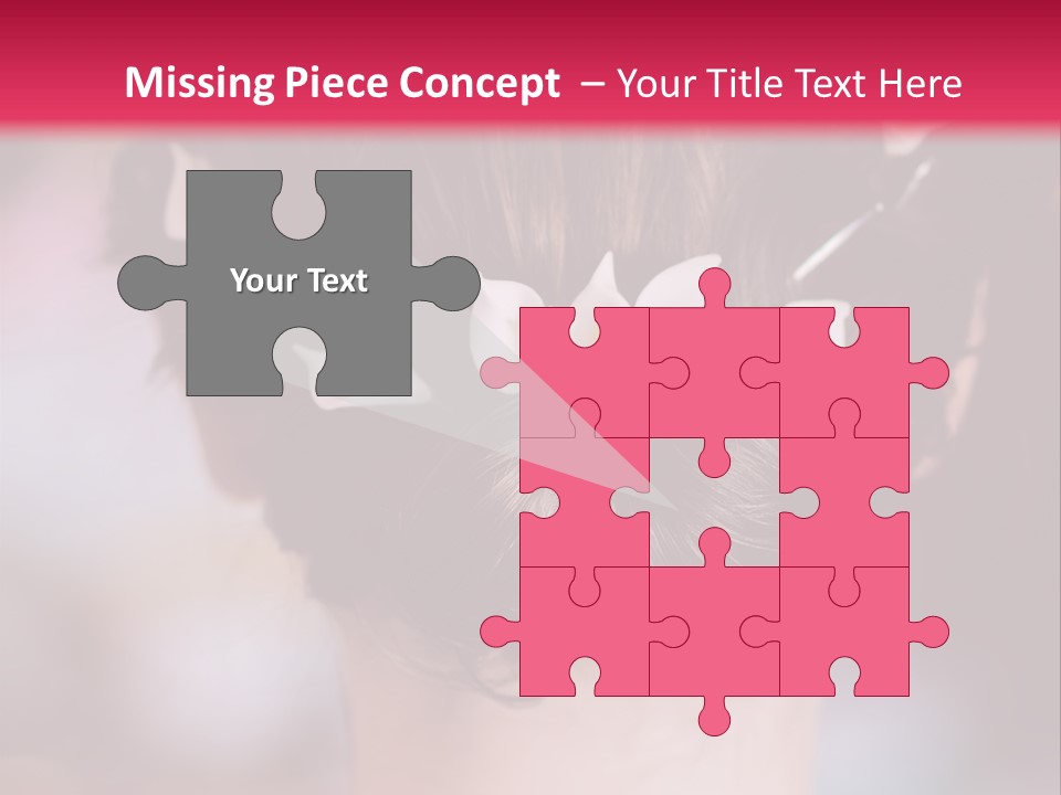 Updo Head Formal PowerPoint Template