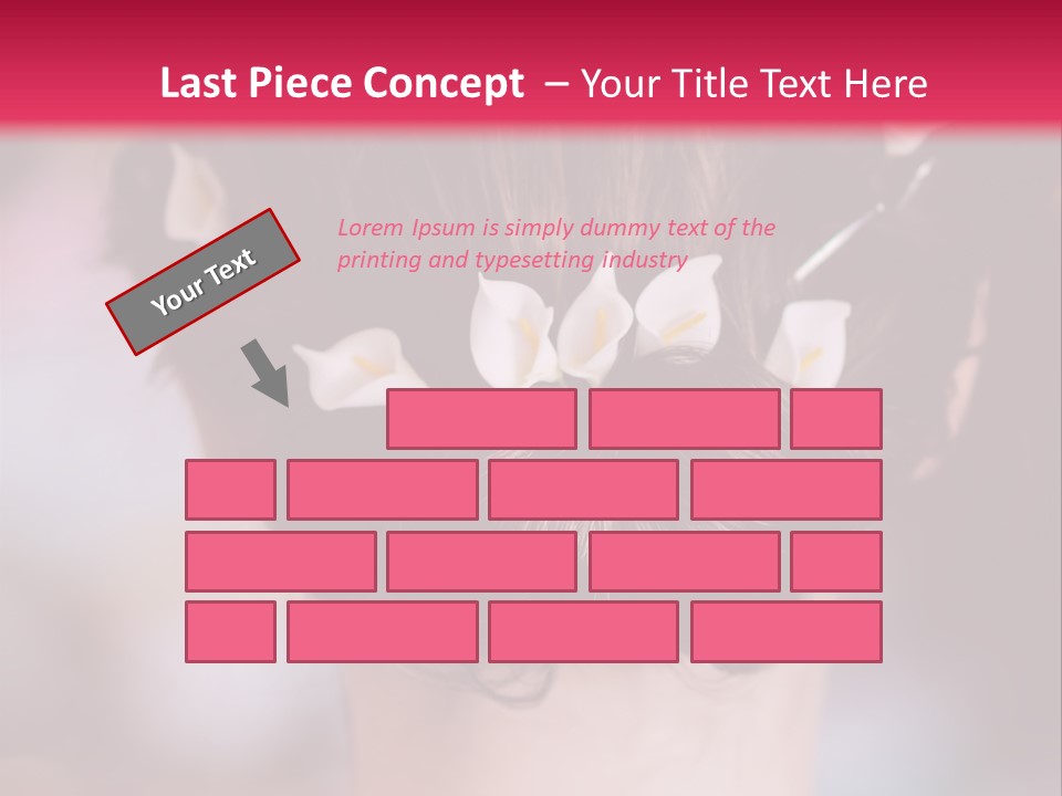 Updo Head Formal PowerPoint Template