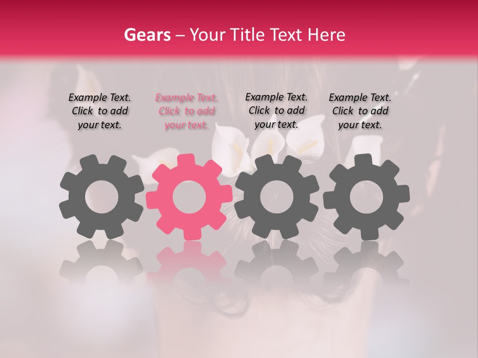 Updo Head Formal PowerPoint Template