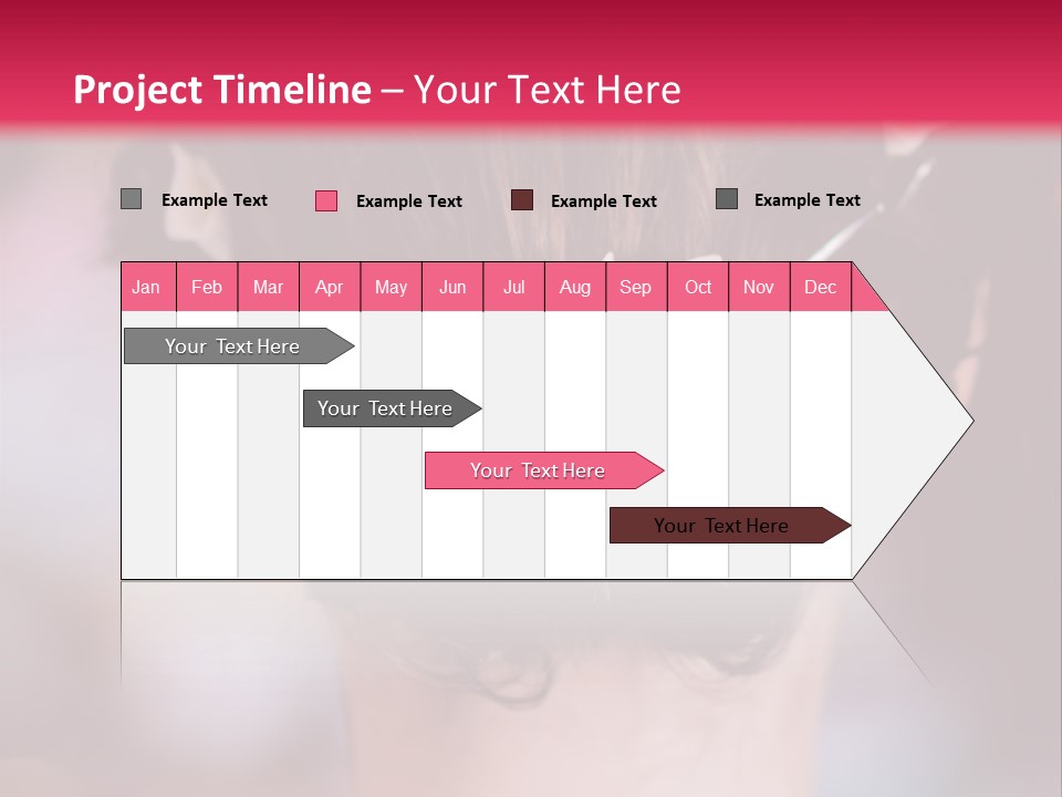 Updo Head Formal PowerPoint Template