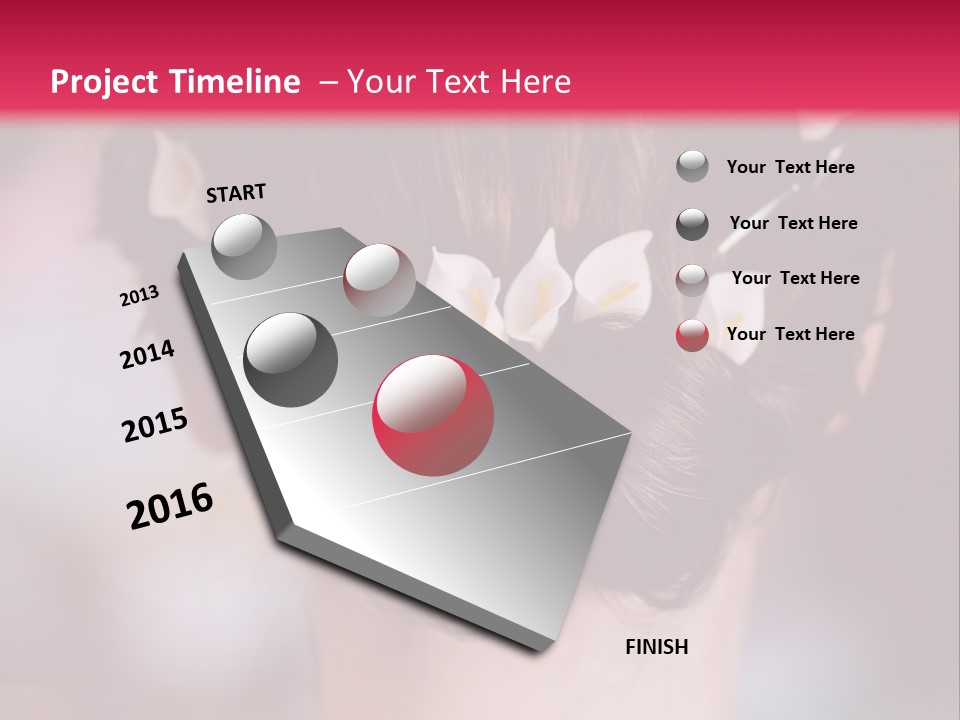 Updo Head Formal PowerPoint Template