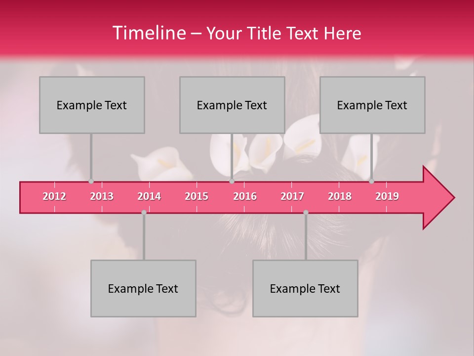 Updo Head Formal PowerPoint Template