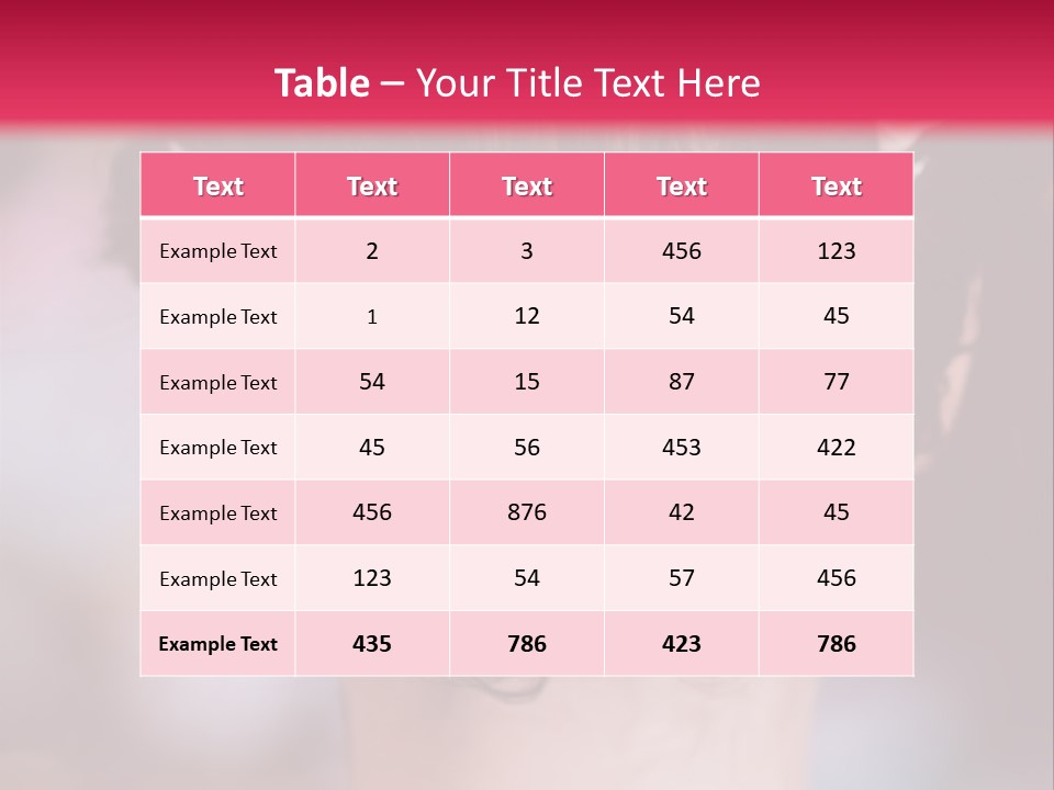 Updo Head Formal PowerPoint Template