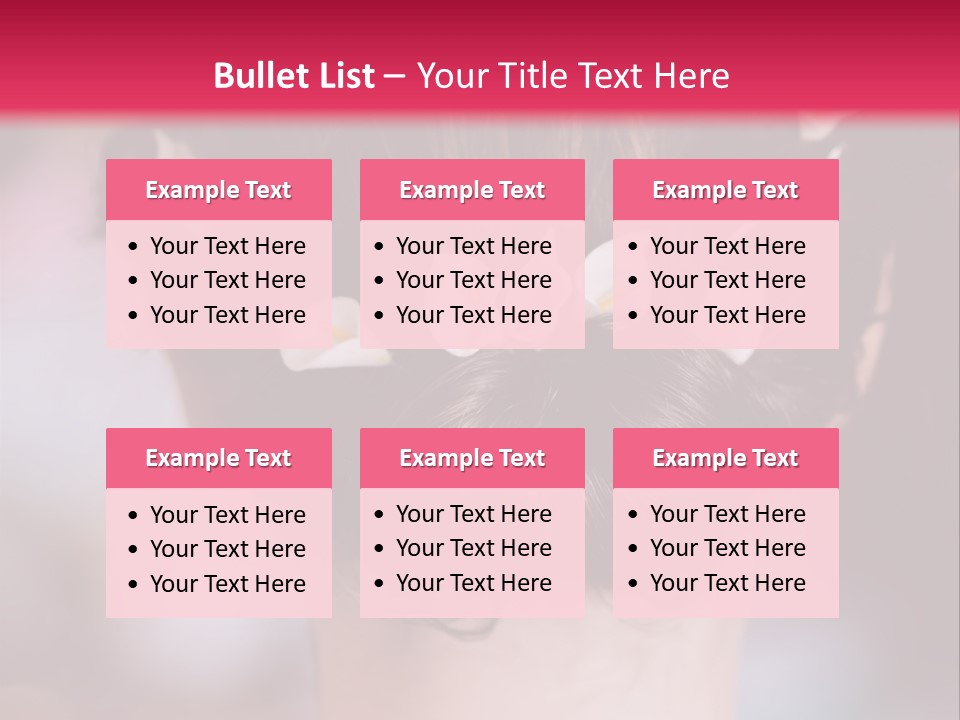 Updo Head Formal PowerPoint Template