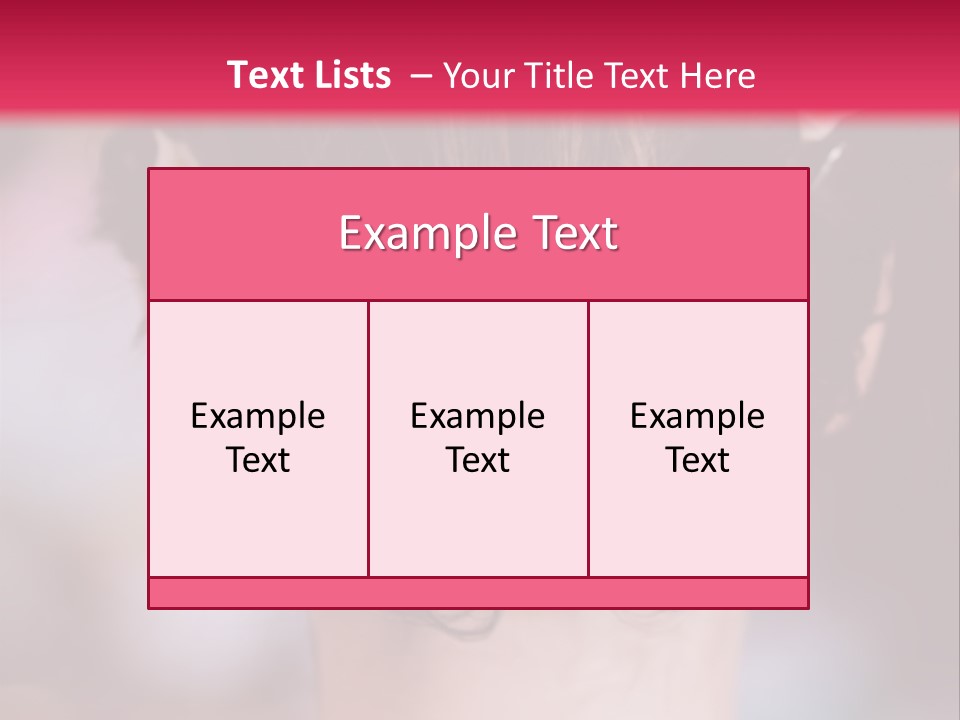 Updo Head Formal PowerPoint Template