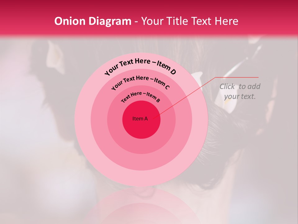 Updo Head Formal PowerPoint Template