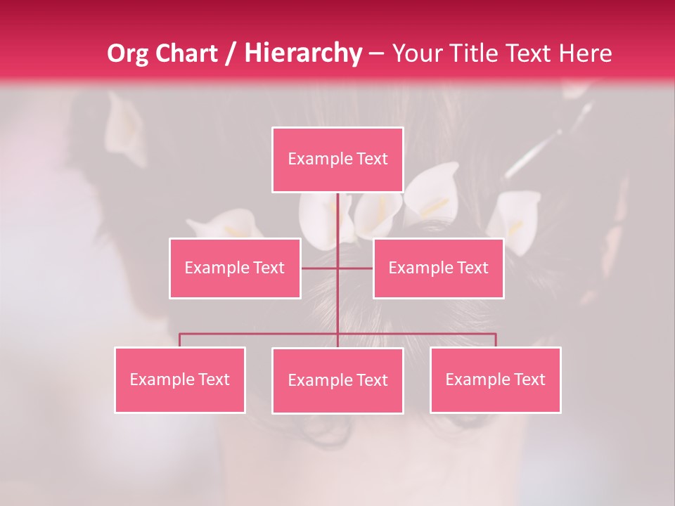 Updo Head Formal PowerPoint Template