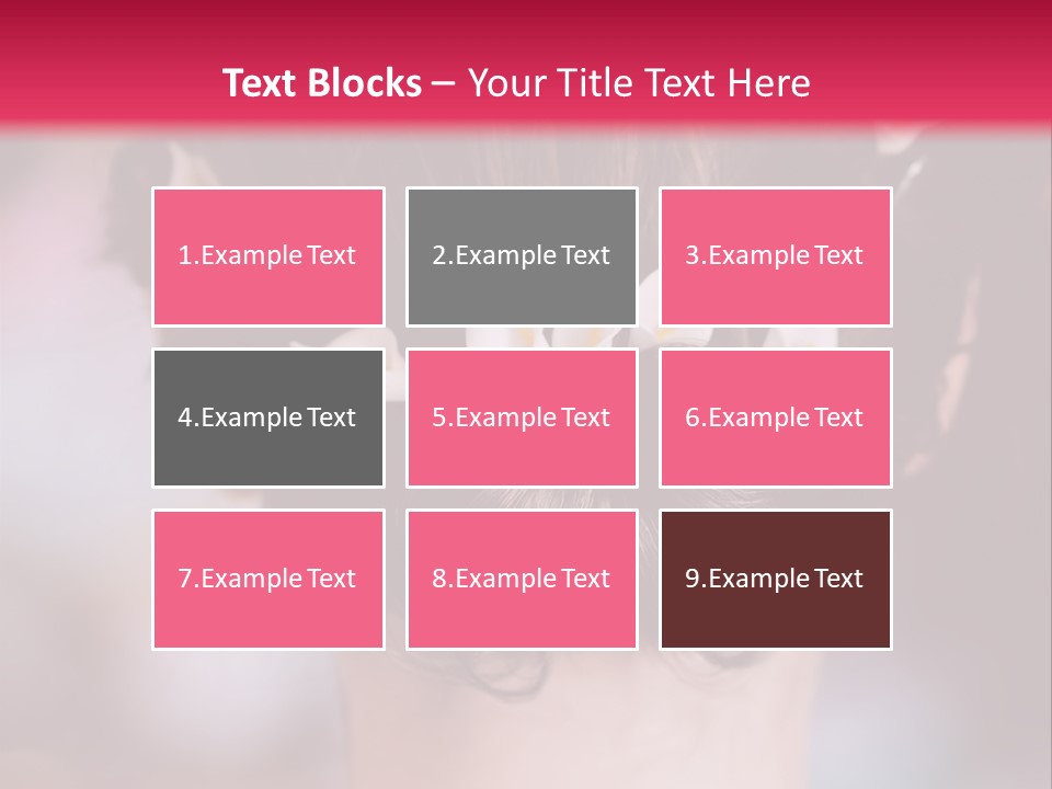 Updo Head Formal PowerPoint Template