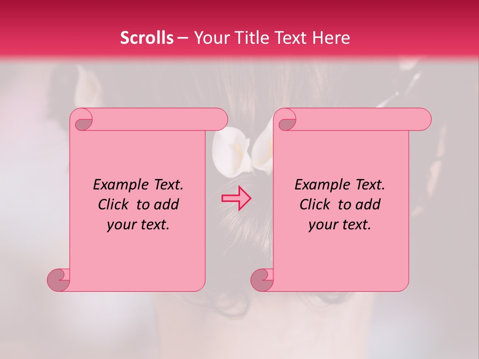 Updo Head Formal PowerPoint Template