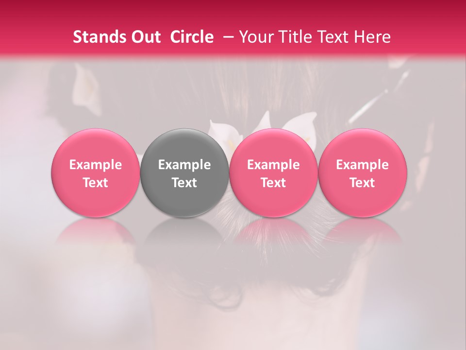 Updo Head Formal PowerPoint Template