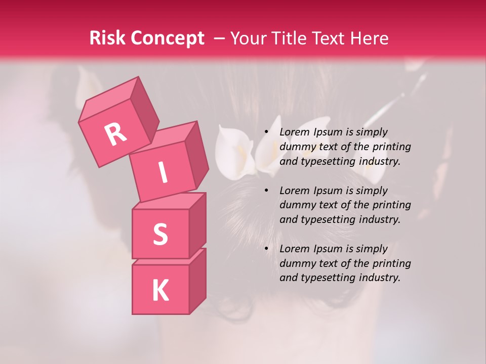 Updo Head Formal PowerPoint Template