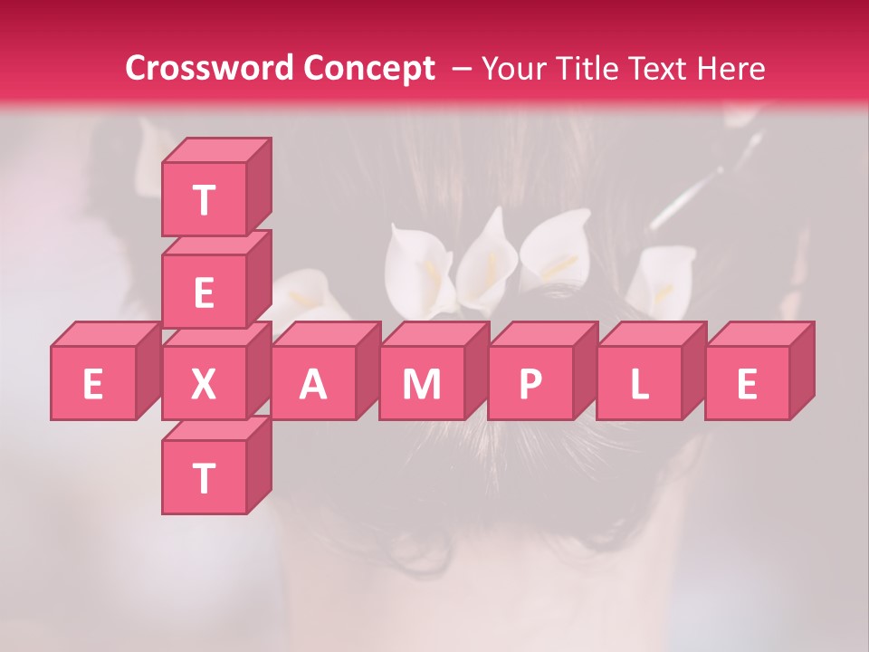 Updo Head Formal PowerPoint Template