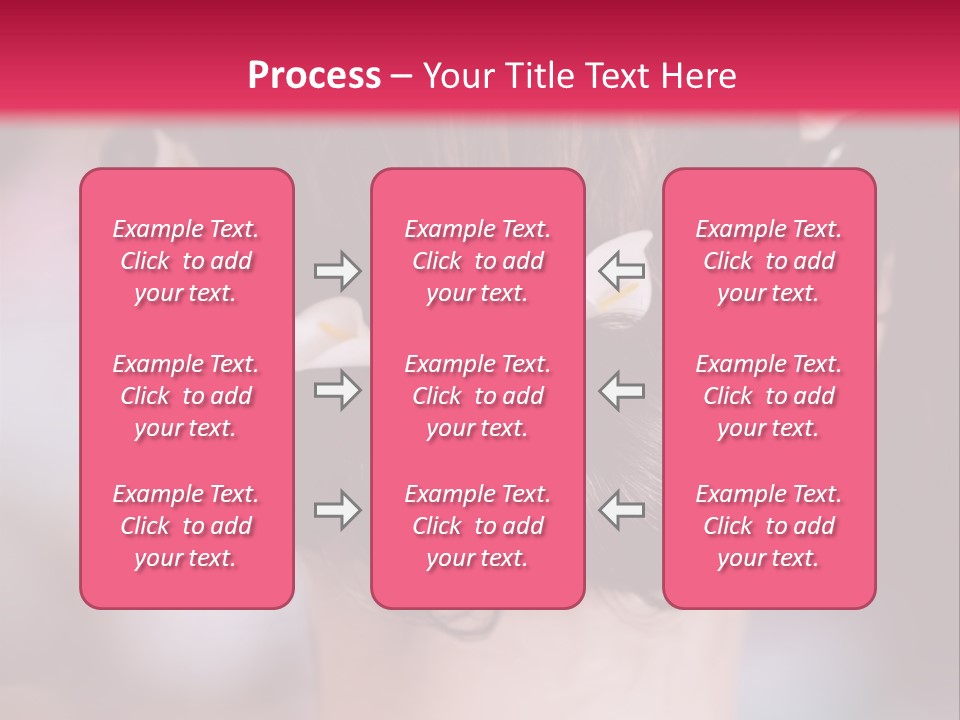 Updo Head Formal PowerPoint Template