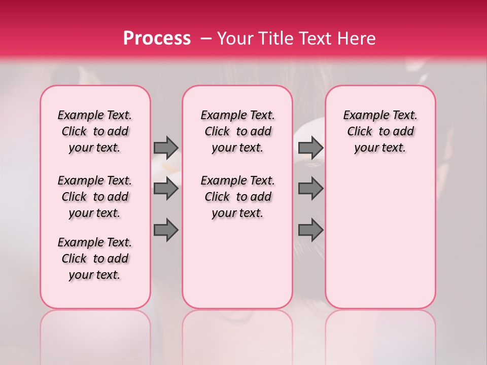 Updo Head Formal PowerPoint Template