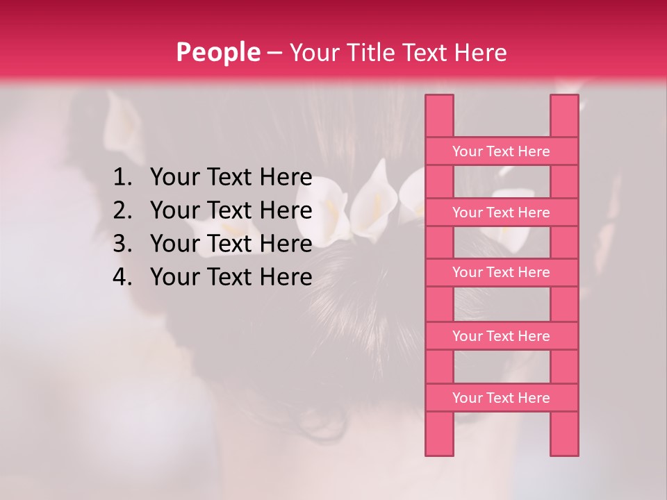 Updo Head Formal PowerPoint Template