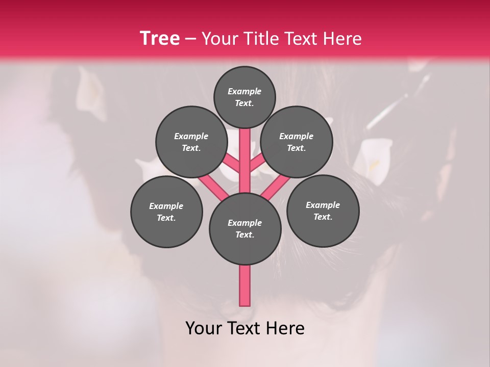 Updo Head Formal PowerPoint Template