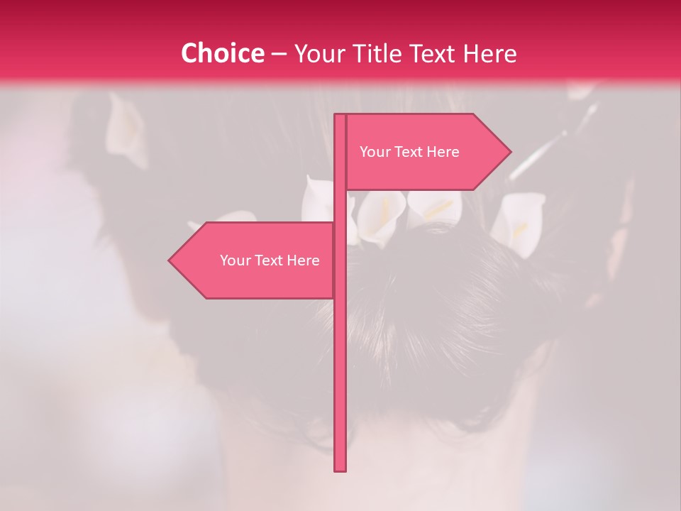 Updo Head Formal PowerPoint Template