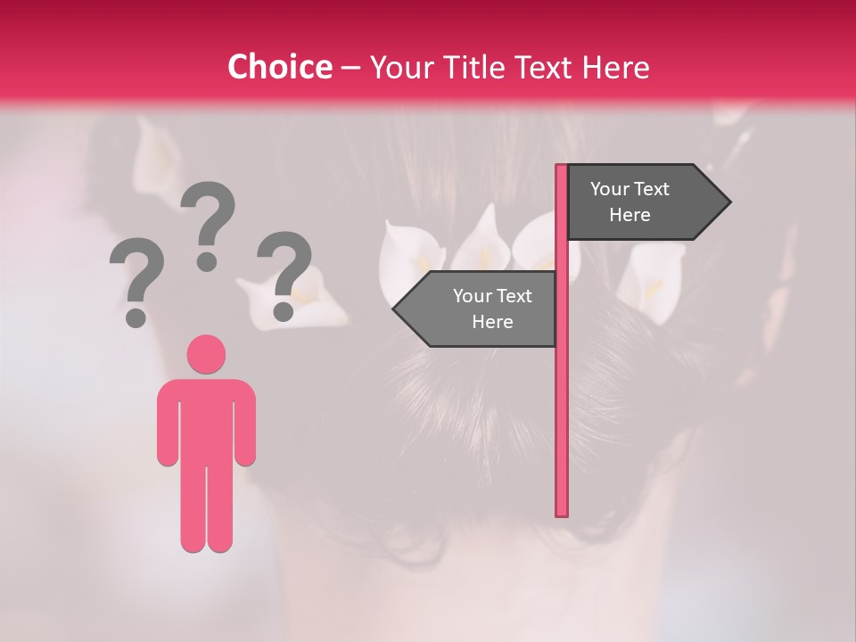 Updo Head Formal PowerPoint Template