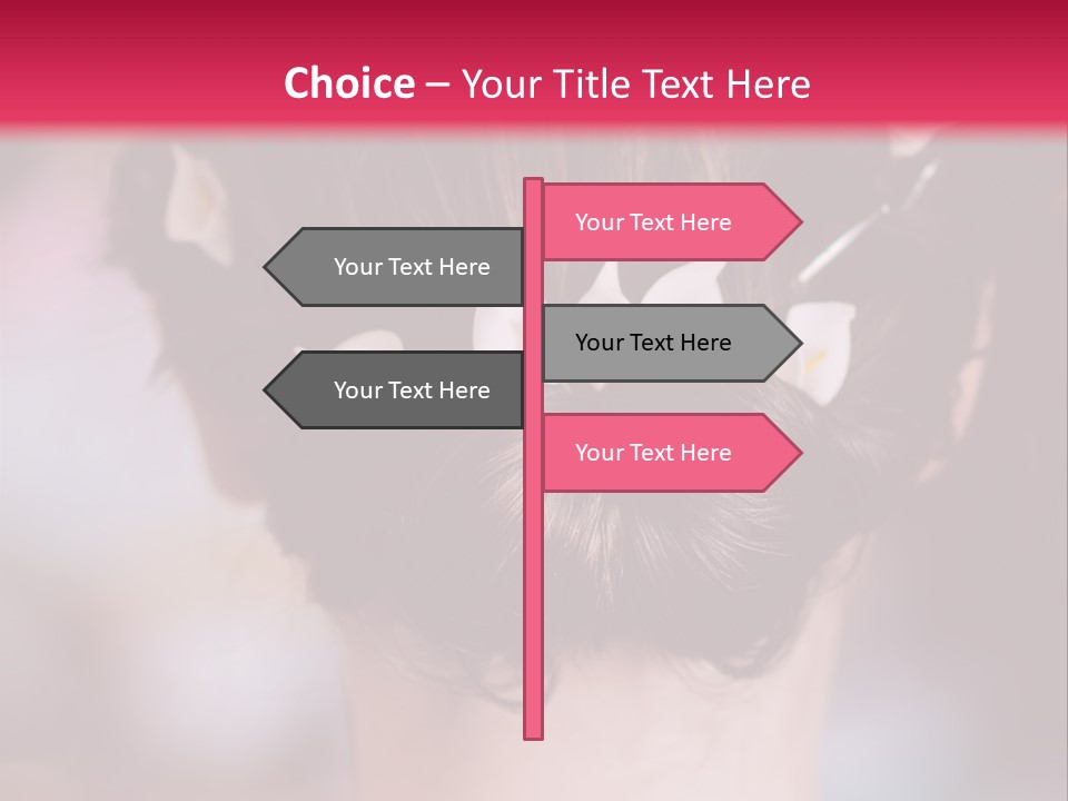 Updo Head Formal PowerPoint Template