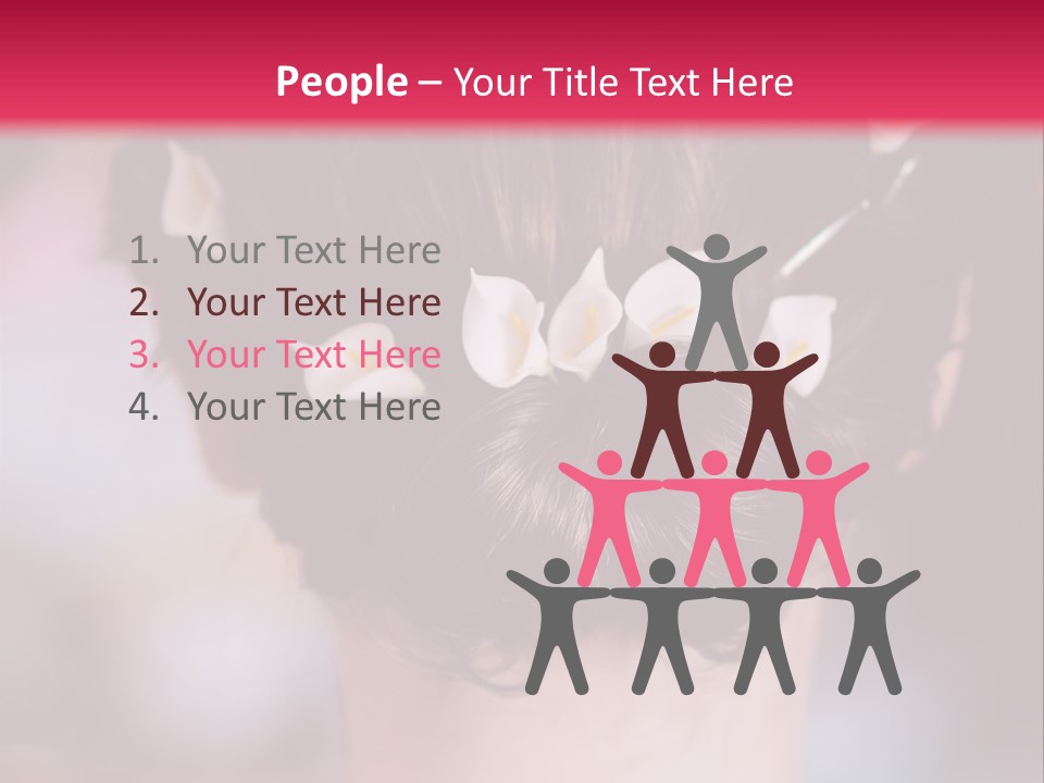 Updo Head Formal PowerPoint Template