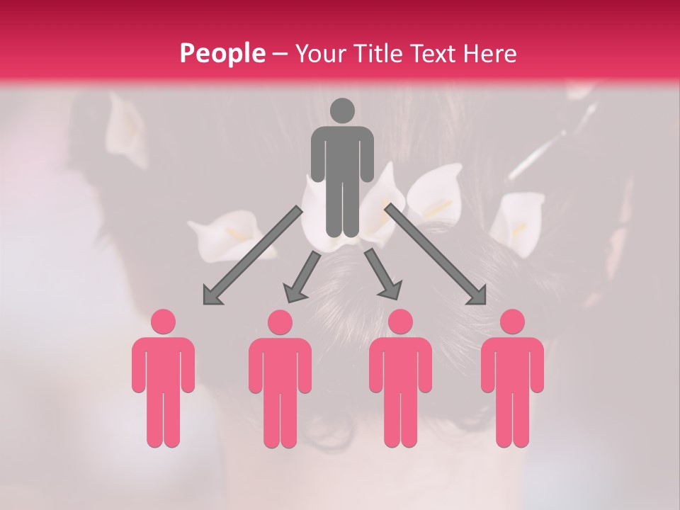 Updo Head Formal PowerPoint Template