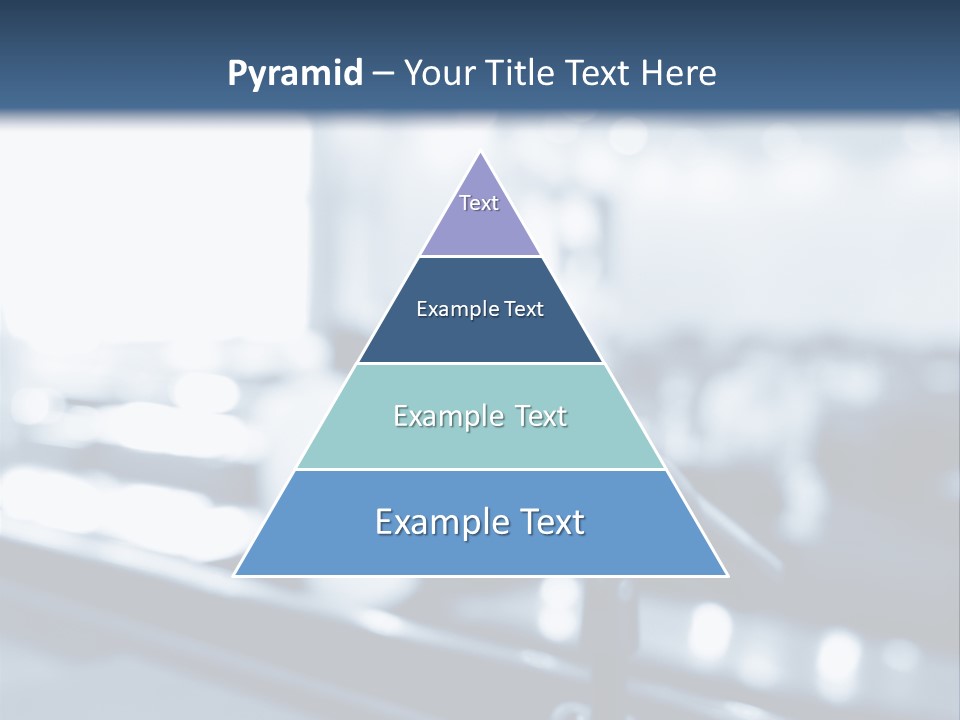A Microphone On A Table With A Blurry Background PowerPoint Template