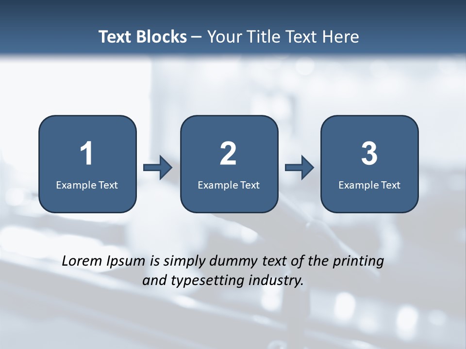 A Microphone On A Table With A Blurry Background PowerPoint Template