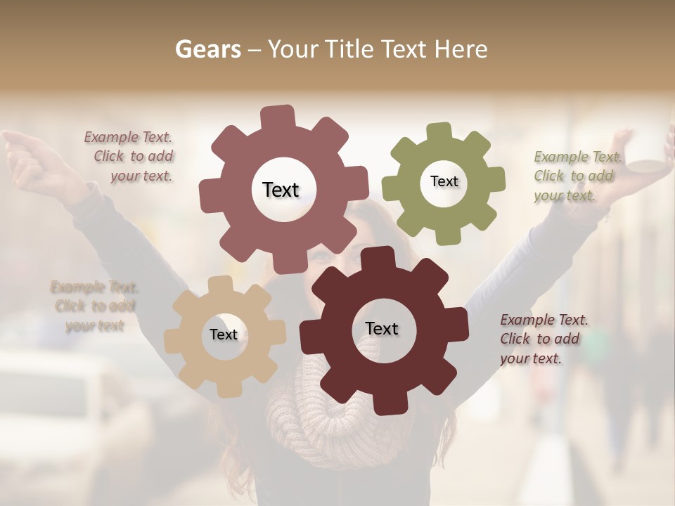 Okay Siblings Sister PowerPoint Template