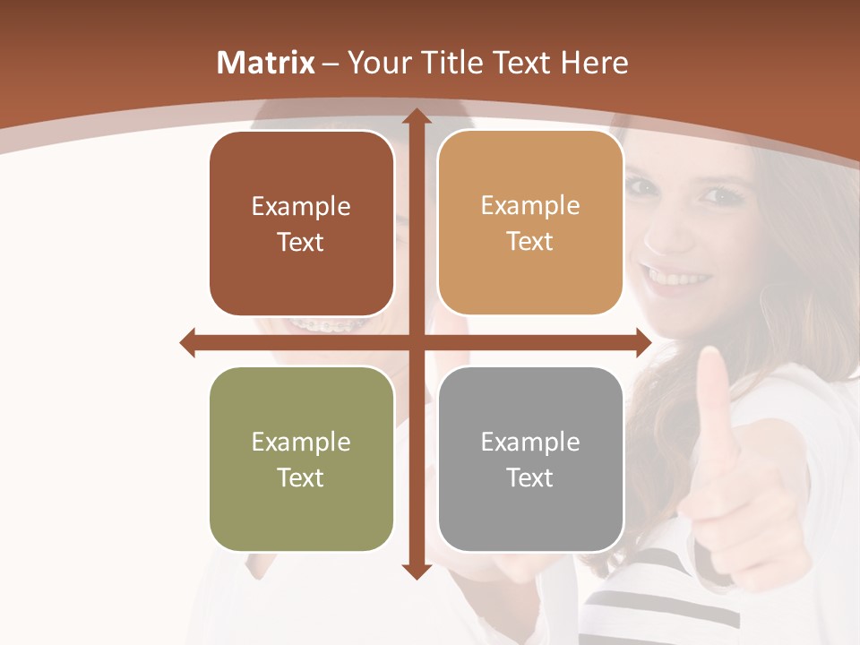 Okay Siblings Sister PowerPoint Template