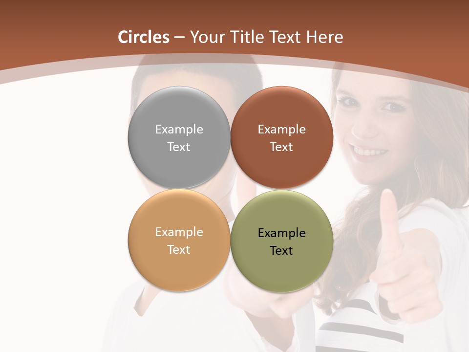 Okay Siblings Sister PowerPoint Template