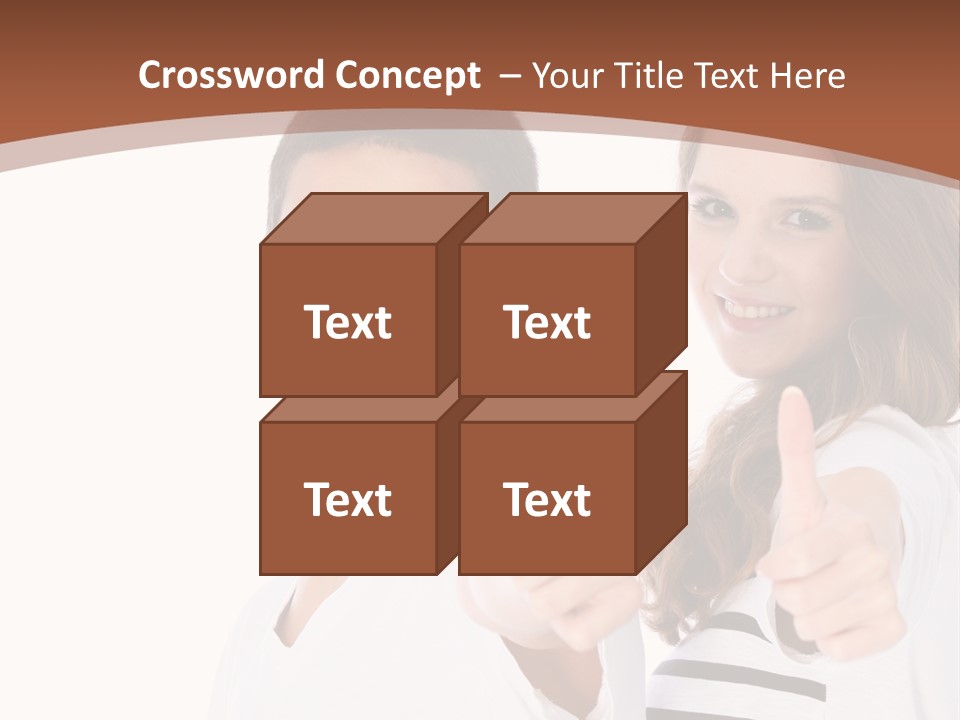 Okay Siblings Sister PowerPoint Template