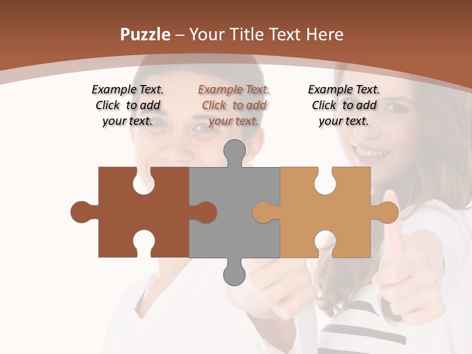 Okay Siblings Sister PowerPoint Template