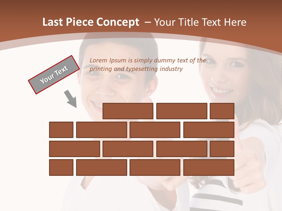 Okay Siblings Sister PowerPoint Template