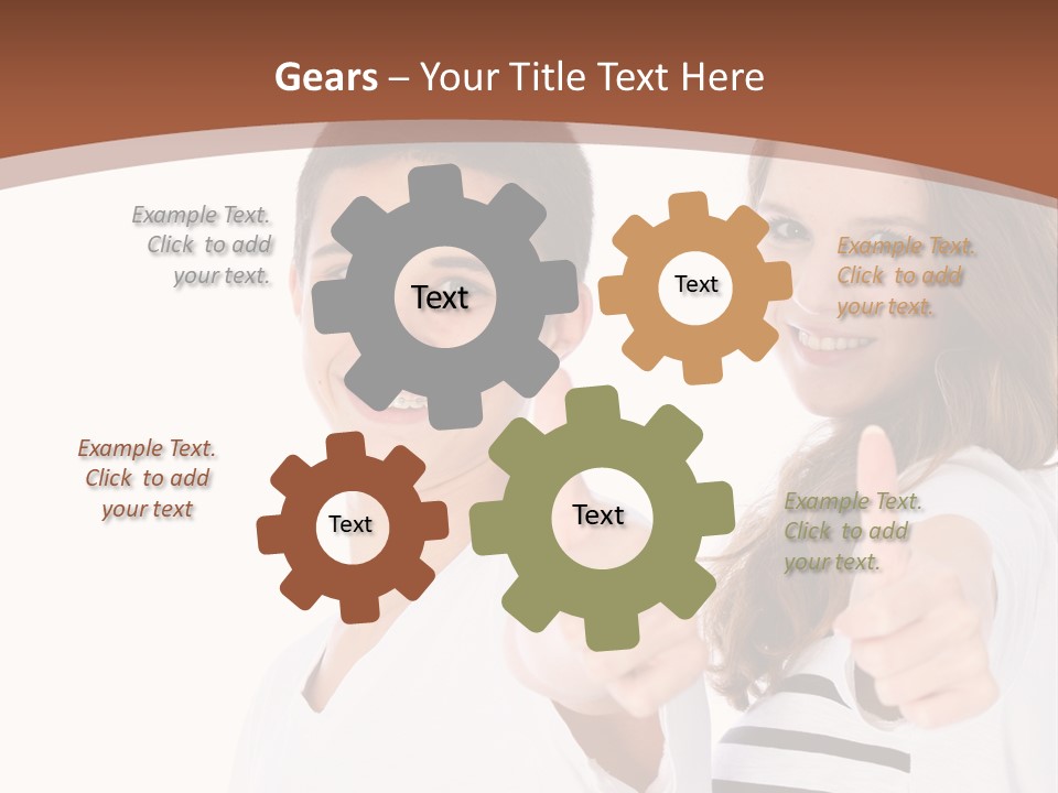 Okay Siblings Sister PowerPoint Template