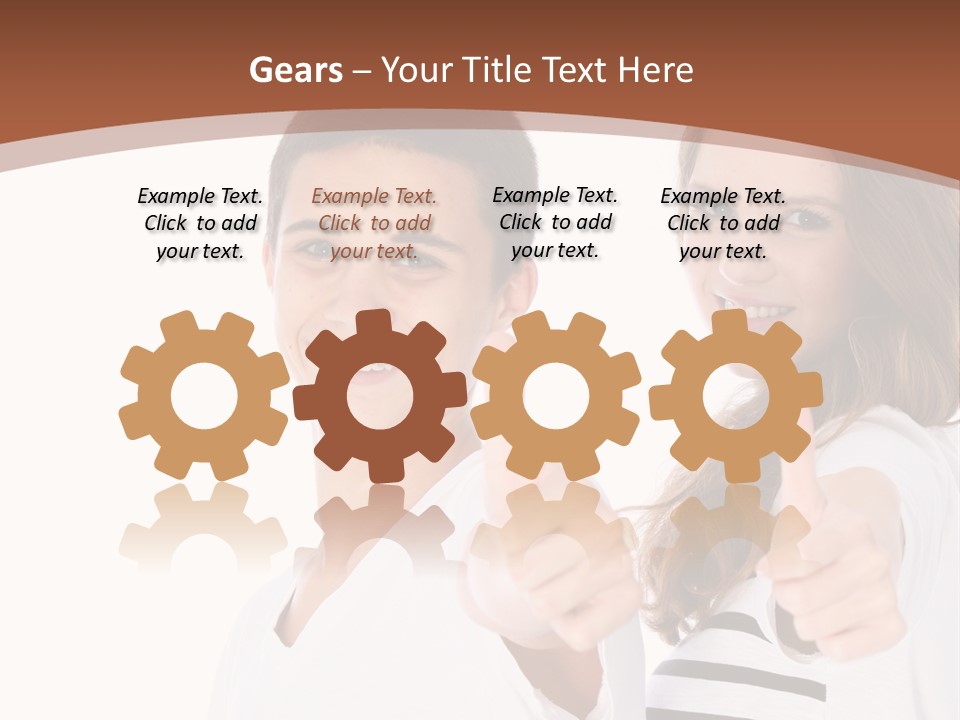 Okay Siblings Sister PowerPoint Template