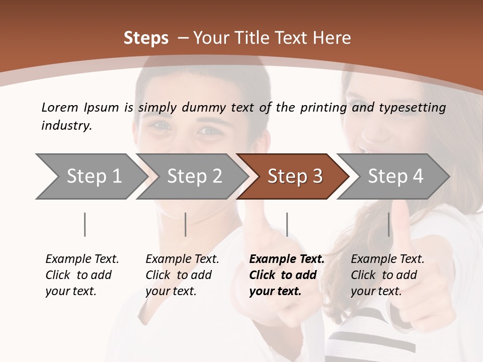 Okay Siblings Sister PowerPoint Template
