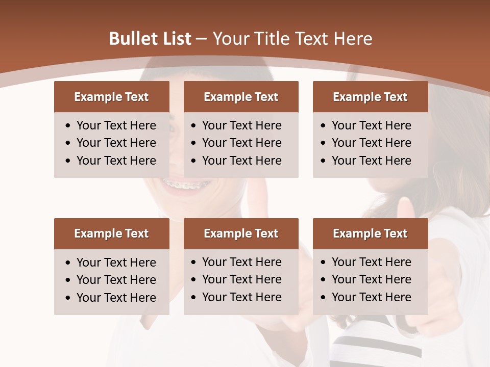 Okay Siblings Sister PowerPoint Template