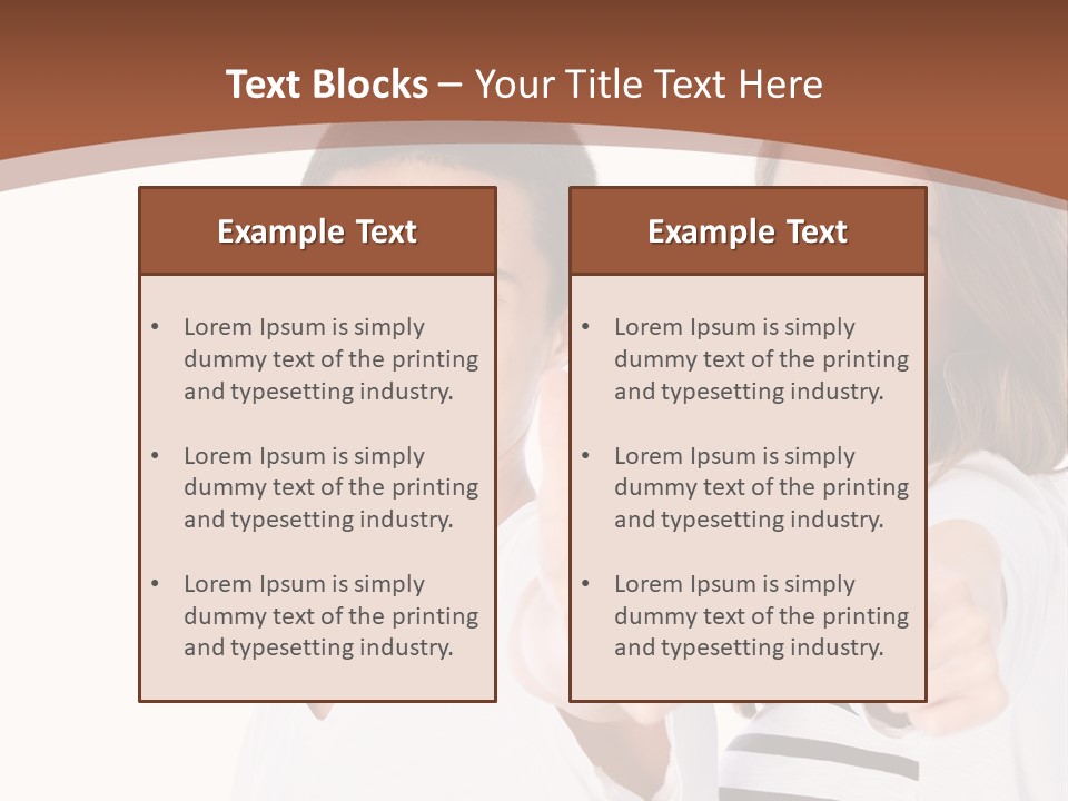 Okay Siblings Sister PowerPoint Template