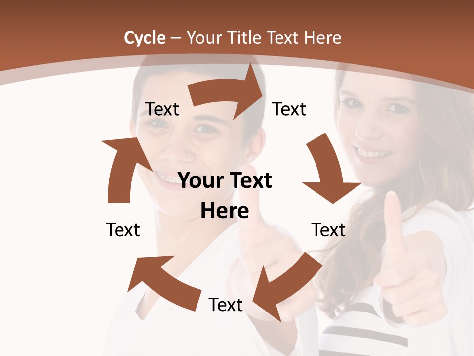 Okay Siblings Sister PowerPoint Template