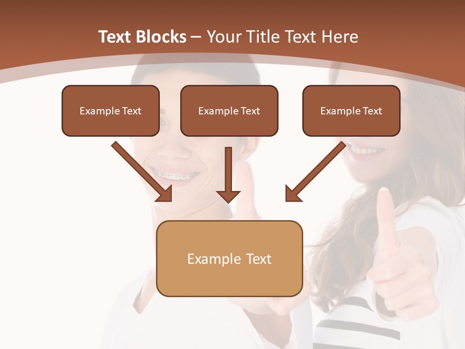 Okay Siblings Sister PowerPoint Template